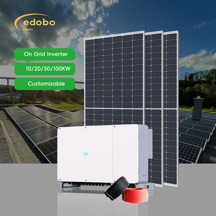 50kW על רכיבי מערכת חשמל סולארית ברשת