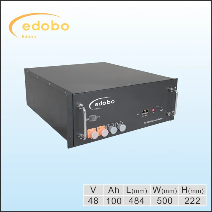 סוללת ליתיום מותקנת על מתלה