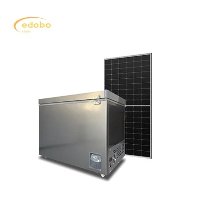 Edobo Solar AC/DC Solar מקרר מקפיא לשימוש ביתי