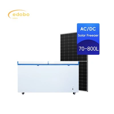 חיסכון באנרגיה AC/DC מקרר מקפיא עמוק סולארי לשימוש ביתי