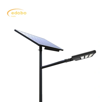 מנורת רחוב מפוצלת אור רחוב סולארי עם IoT
